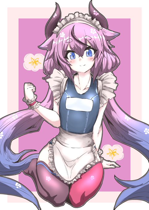 今日のスク水メイドは鳴花ヒメちゃんです 