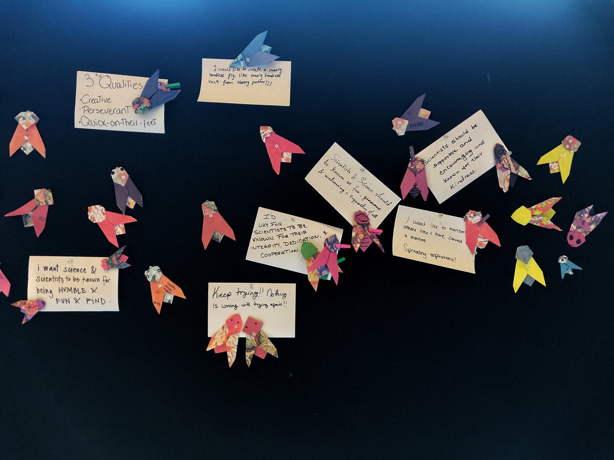 GaiaWoWfab's tweet photo. Exploring beautiful Chicago between sessions and filling spare time with Drosophila origami #Dros23
And if you are passionate about #intestinalstemcells and #aging, I'd love to have a chat with you! Come see my poster tomorrow, it's the number 749T! π https://t.co/yTYIMsS3Vf