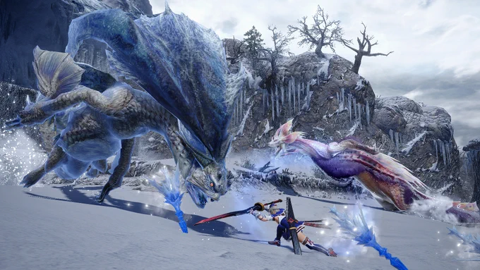  EVENT QUEST An ice cold bubble bath awaits with the "Get Off My Stage" Event Quest! Head to the Frost Islands and hunt an Aurora Somnacanth and Mizutsune to forge the Marine Layered Armor set. #Sunbreak 