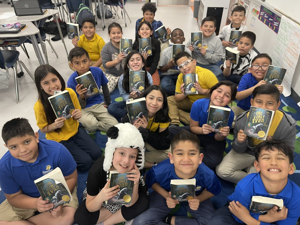Perla Lozoya (@lozoya_bnes) on Twitter photo It is hard to caption how we feel after reading The One and Only Ivan. This book just filled our hearts. My Jackrabbits couldn’t stop reading this phenomenal book. #TeamSISD #ReadAcrossAmerica Thank you <a href="/RSeelig_BNES/">Rachael Seelig</a> <a href="/BNarbuth_ES/">Fernie Miranda</a> <a href="/MrSchuReads/">John Schu</a> It is hard to caption how we feel after reading The One and Only Ivan. This book just filled our hearts. My Jackrabbits couldn’t stop reading this phenomenal book. #TeamSISD #ReadAcrossAmerica Thank you <a href="/RSeelig_BNES/">Rachael Seelig</a> <a href="/BNarbuth_ES/">Fernie Miranda</a> <a href="/MrSchuReads/">John Schu</a>