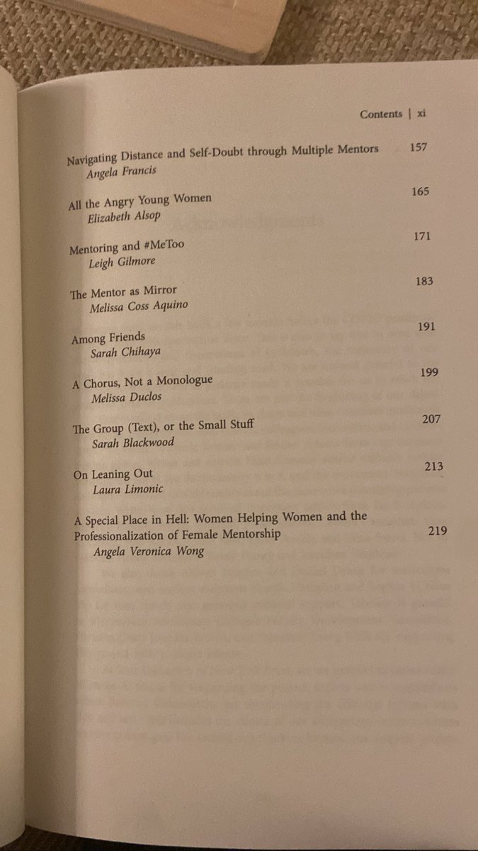 Fellow publishers, the one and only @jecrewe has an essay in it. So too do @elizabethalsop, @sarahchihaya, <a href="/drunkenbee/">Sarah Blackwood</a>, @taintedwitness and so many others. Susan Gubar! Siri Hustvedt! Michelle Wallace! It’s a little out of control honestly. Full TOC also at the link above.