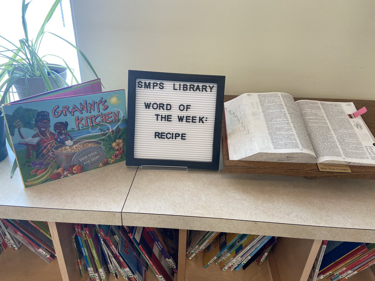 Megan Venner (@msvslibrary) on Twitter photo The word of the week <a href="/SouthMarchPS/">South March PS</a> is recipe as we read @stc_smithās Grannyās kitchen. LOVED hearing students see their@foods reflected in story. Great conversations about food and family - and giggles at my attempts at Grannyās patois lines! #schoollibraryjoy <a href="/OCDSBLibrairies/">Libraries in the OCDSB</a> The word of the week <a href="/SouthMarchPS/">South March PS</a> is recipe as we read @stc_smithās Grannyās kitchen. LOVED hearing students see their@foods reflected in story. Great conversations about food and family - and giggles at my attempts at Grannyās patois lines! #schoollibraryjoy <a href="/OCDSBLibrairies/">Libraries in the OCDSB</a>