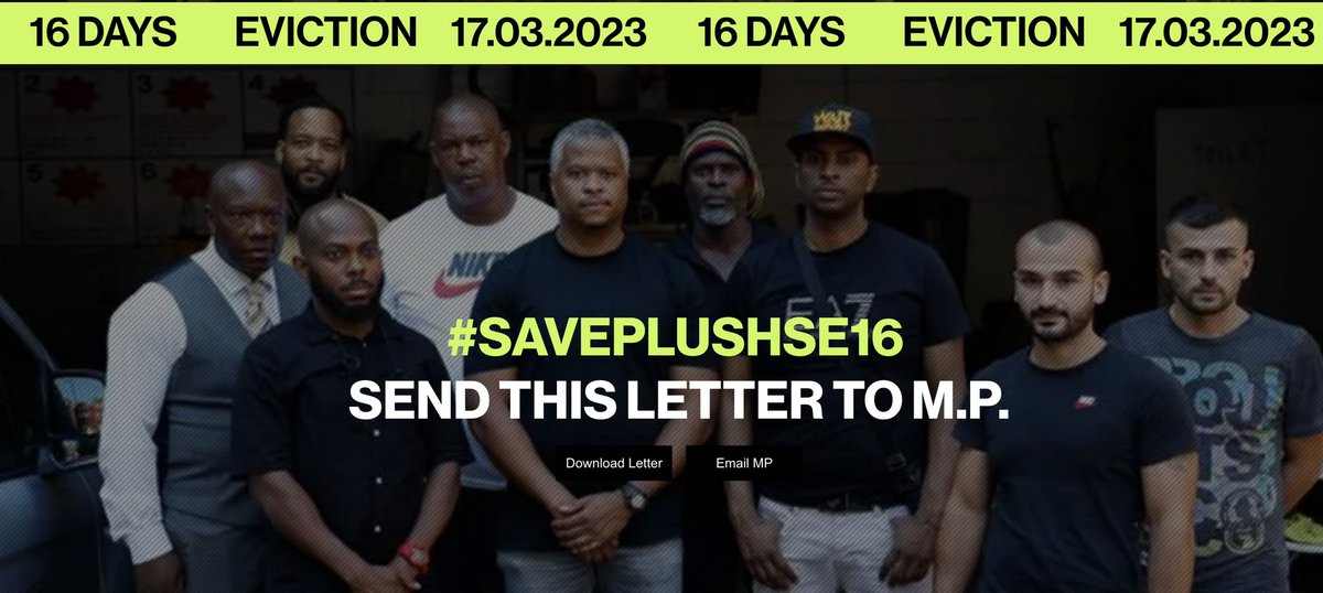 PlushSe16's tweet photo. As a soon-to-be displaced community we need your help.

Read - Send this pre-drafted letter to the local M.P via👇
📲https://t.co/dR6K41bF9Z

🚨Read - Download - Email🚨

#nopriceonculture #saveplush #saveplushse16 #southwark #regentland https://t.co/4YorFyQZqB