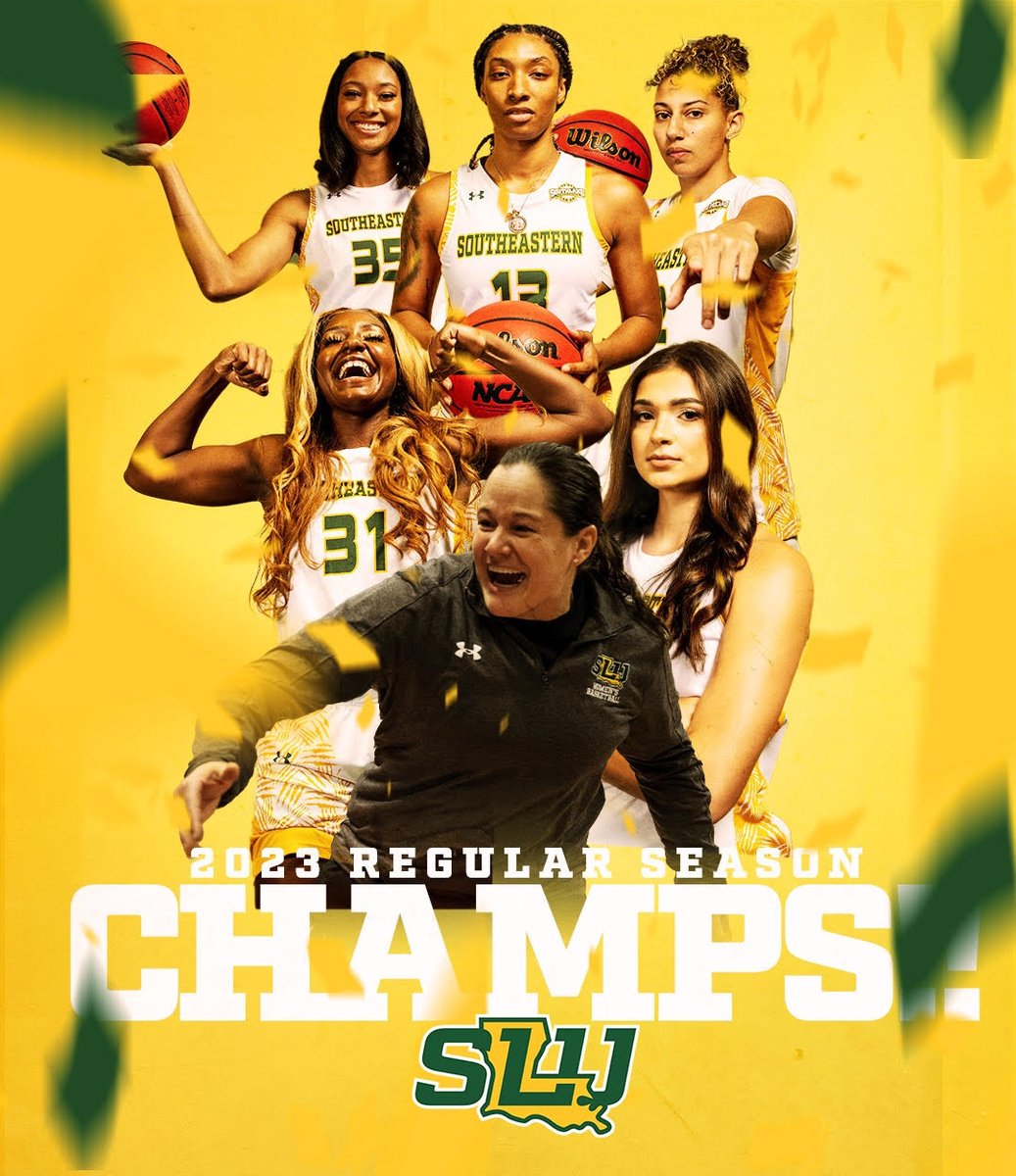 LADY LIONS WIN 66-45 at HCU to become the 2023 REGULAR SEASON CHAMPS for the first time in Southeastern Women's basketball history!!! 

#LionUp #Champs