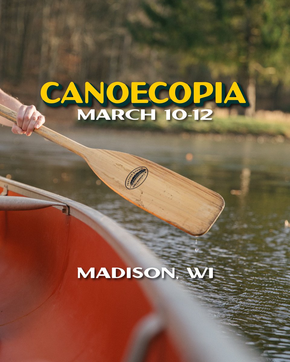 beckersupply's tweet photo. We are heading to @canoecopia in 8 days! 🙌
Join us for some limited product releases just for the show.
#hellooutdoors #canoecopia #paddlelife #canoe https://t.co/OJpCHtazjG