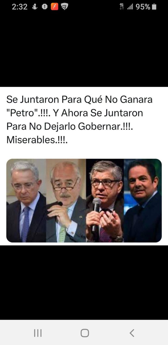 CaNel1951's tweet photo. Este es la idea de estos https://t.co/lQAZMnNvsE más Uribe,no mas Vargad Lleras y no mas Cesar Gaviria... https://t.co/1TaOF12lDR