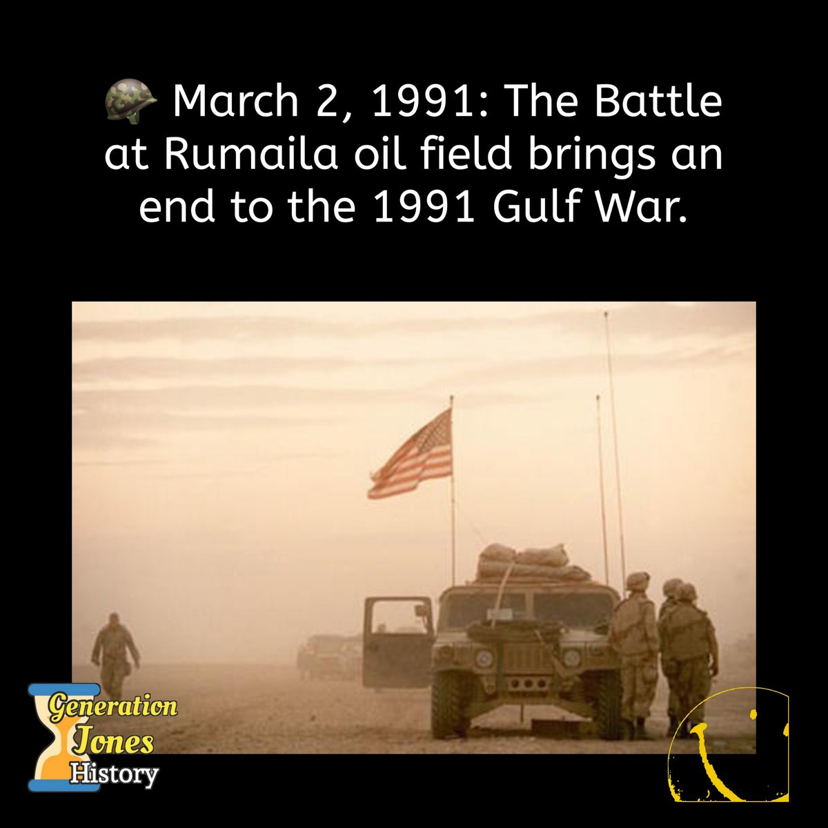 GenJones1964's tweet photo. #1990s #worldhistory #ushistory #usmilitary #gulfwar #firstgulfwar #rumaliaoilfield #history #onthisday #thisdayinhistory #generationx #todayinhistory #babyboomers #generationjones https://t.co/LWrvIeHR8U