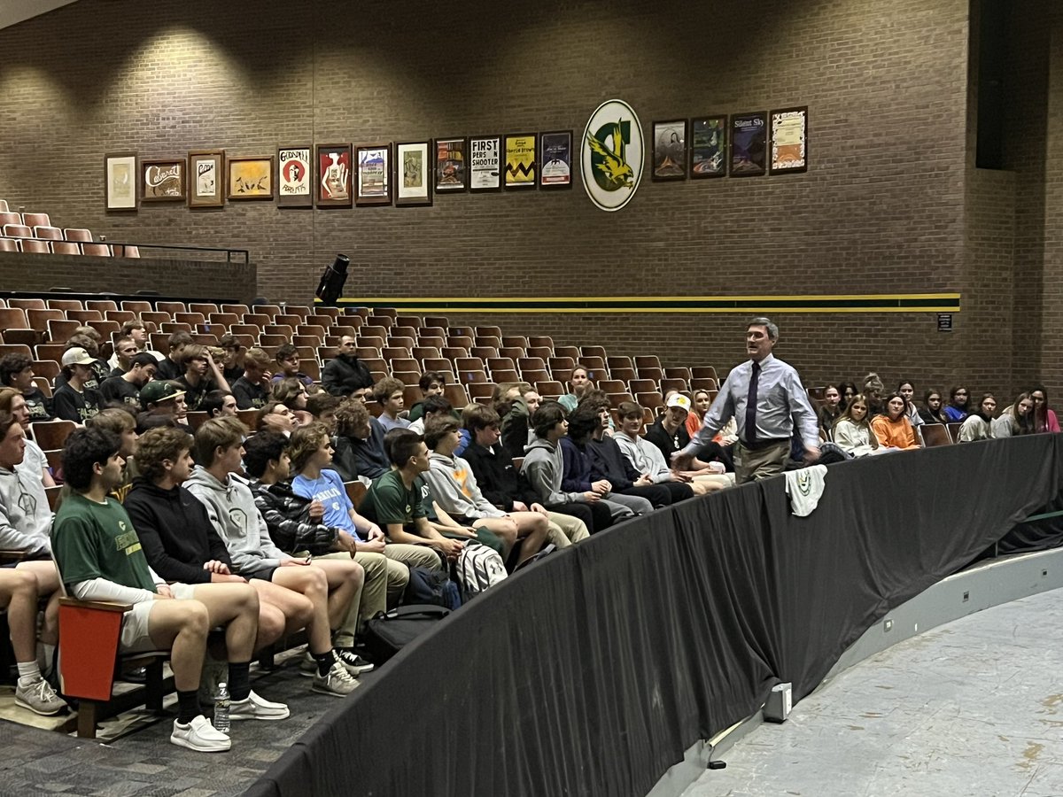 TRADITION. meeting today for some of our spring teams . ⚾️🥎⚽️🥍