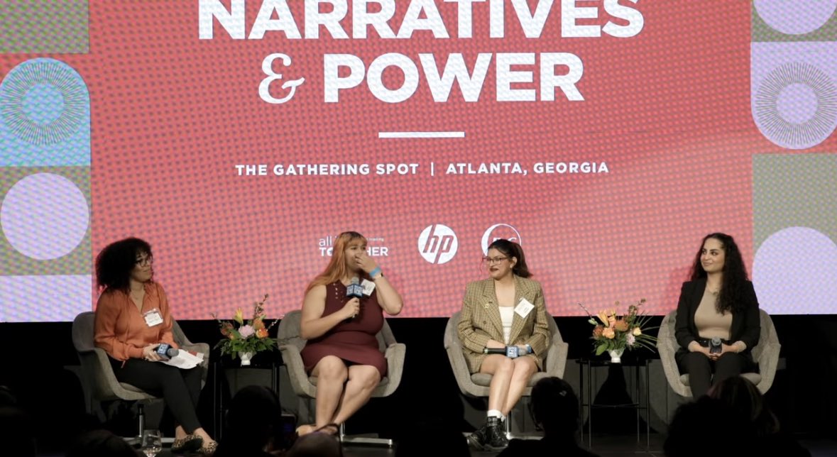 Moral of the story from this first panel: GenZ has something to say. #RisingVoices