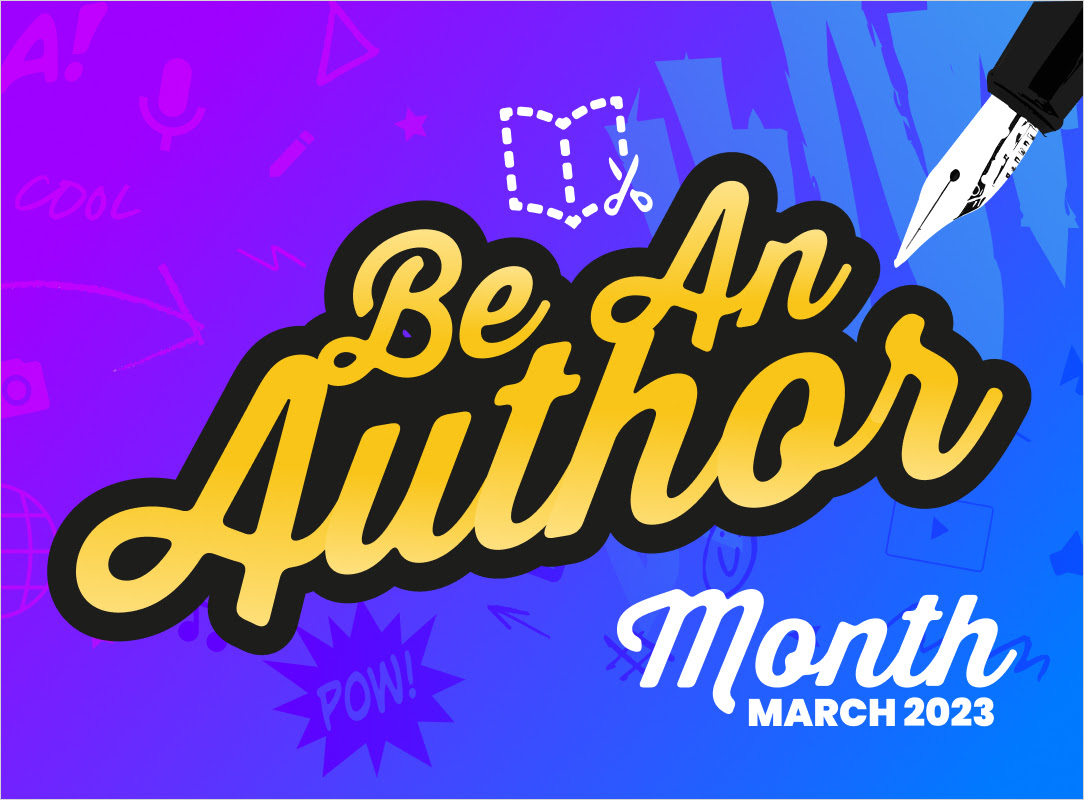 Did you know that March is #BeAnAuthor month? As we are wrapping up #bookweek at our school, it is a great lead-in to students authoring their own books! Get writing and publishing and reading! #bookcreator #beanauthor #LiteracyIsEquity