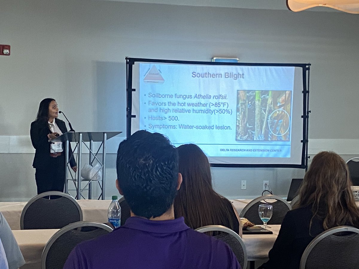 Tessie Wilkerson (@t_birdpathology) on Twitter photo Mississippi State pathology students making us proud at Southern Soybean Disease Workers! <a href="/baldpathologist/">Tom Allen</a> <a href="/tripathi_subina/">Subina Tripathi</a> <a href="/Ale_M_Jimenez/">Alejandra Jimenez</a> <a href="/MSU_AG/">MSU CALS/MAFES</a> <a href="/MSSOY/">MS SOYBEAN BOARD</a> Mississippi State pathology students making us proud at Southern Soybean Disease Workers! <a href="/baldpathologist/">Tom Allen</a> <a href="/tripathi_subina/">Subina Tripathi</a> <a href="/Ale_M_Jimenez/">Alejandra Jimenez</a> <a href="/MSU_AG/">MSU CALS/MAFES</a> <a href="/MSSOY/">MS SOYBEAN BOARD</a>