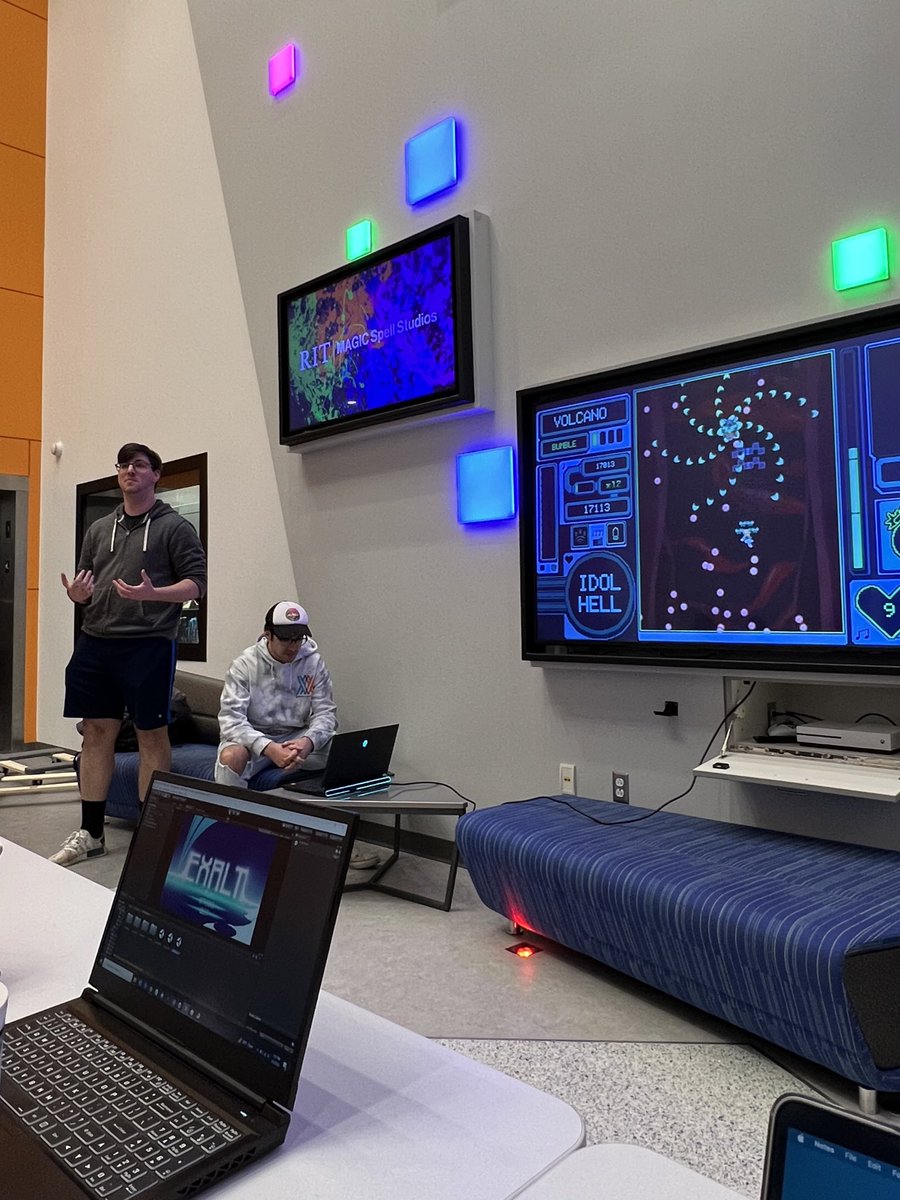 rocgamedev's tweet photo. Next: The @IdolHellGame team shares their Kickstarter-funded but hell game releasing THIS FRIDAY!!! https://t.co/65d1EkHeij