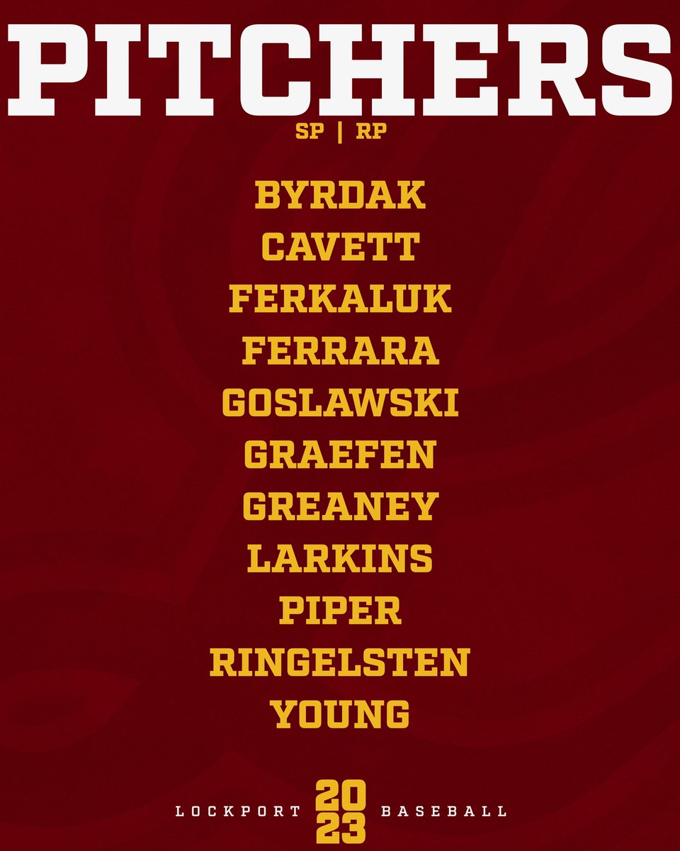 PorterBaseball's tweet photo. Introducing the 2023 Lockport Porters Varsity Baseball team! Congratulations to these young men who have been named to this year’s team. We can’t wait to get to work with this group of competitors!

Stay tuned for our lower level roster announcements tomorrow! #PorterPride https://t.co/pGhI7Ajtfu