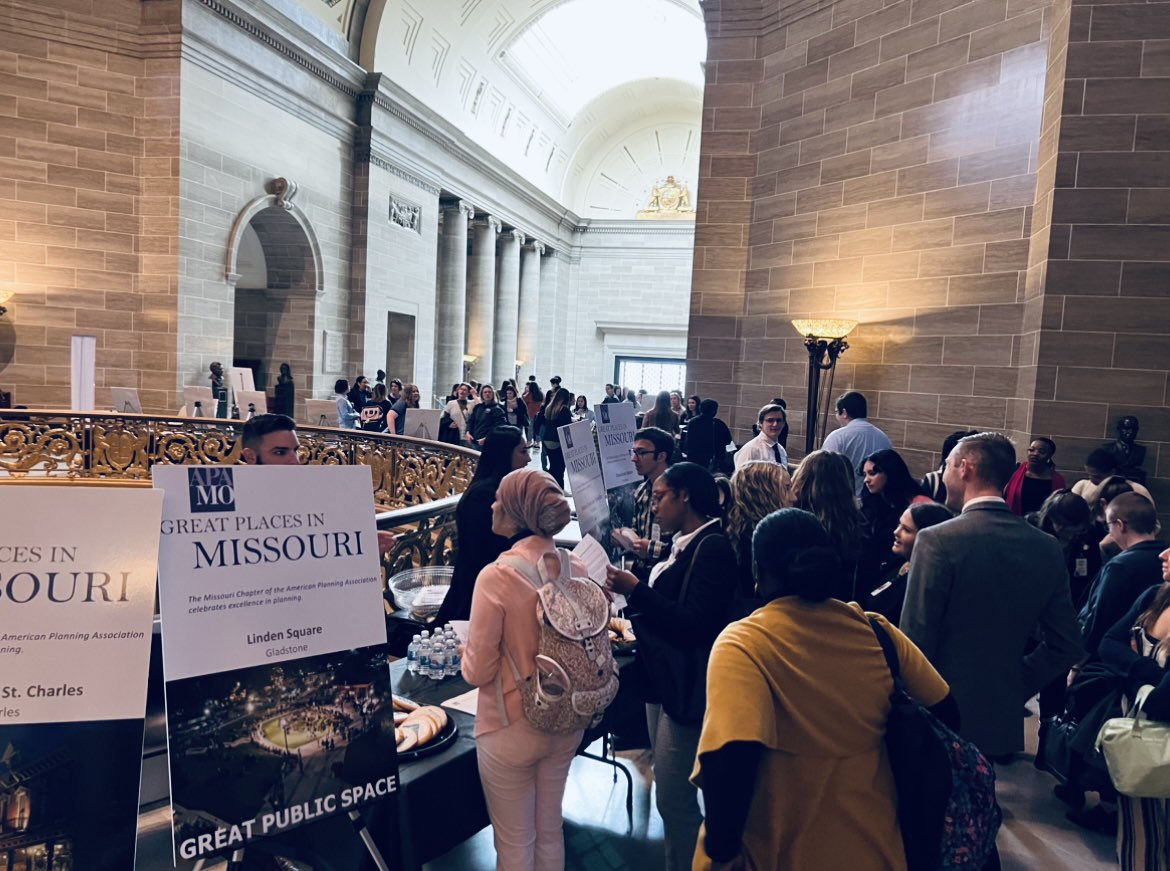 Today was Planners Day at the Capitol! Planners from around MO met with state legislators to highlight the benefits of planning and honor our 2023 Great Places in MO designees! #GPinMO #MoPlanning #moleg