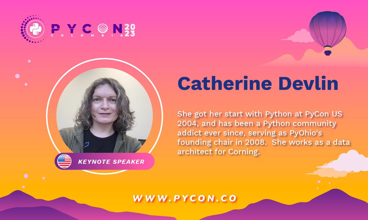 pyconcolombia's tweet image. 🐍🐍 Pycon Colombia 2023 in this edition brings guests from another dimension, This year, we will have the participation of Catherine Devlin.

LinkedIn: linkedin.com/in/catherinede…
Github: github.com/catherinedevlin
Twitter: 

Watch: youtu.be/Df3MvWl0duA