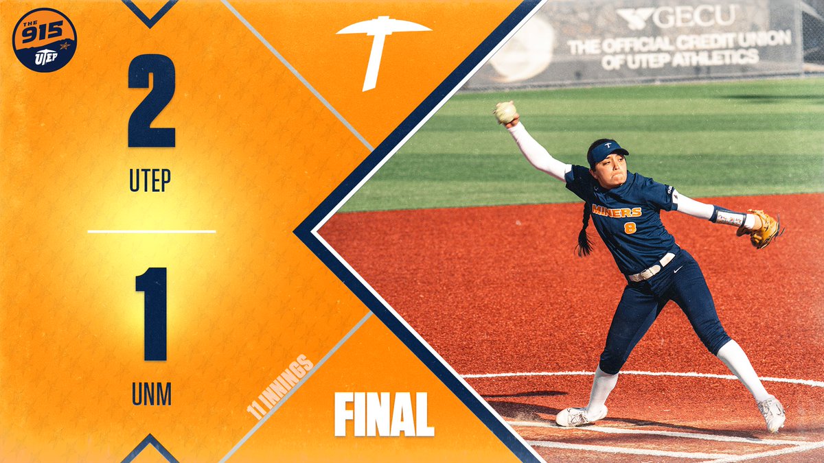 Zaylie Calderon's (<a href="/calderon_zaylie/">Zaylie Calderon</a>) 11.0 IP is the second most all-time in program history (Stacie Townsend - 13.0 IP, 2009 vs. East Carolina)

⛏️x🥎 | #UTEPSoftball