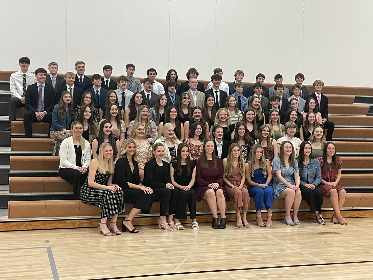 30 new inductees into the National Honor Society at Treynor H/S Monday night. 

If academic opportunity is important to you consider open enrolling your son/daughter into one of the most well rounded school districts in the area!
