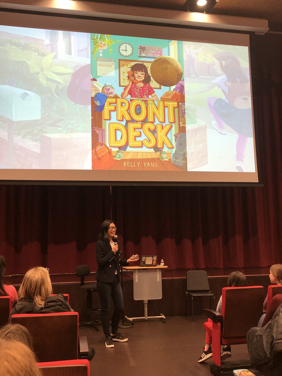 Just spent an incredible evening over at Black Rock for the book launch of @kellyyanghk’s #FinallySeen. It was great to see so many students from across the district to hear Kelly’s message to #BeLoud #BeBrave and #BeSeen! Thank you Kelly!!!