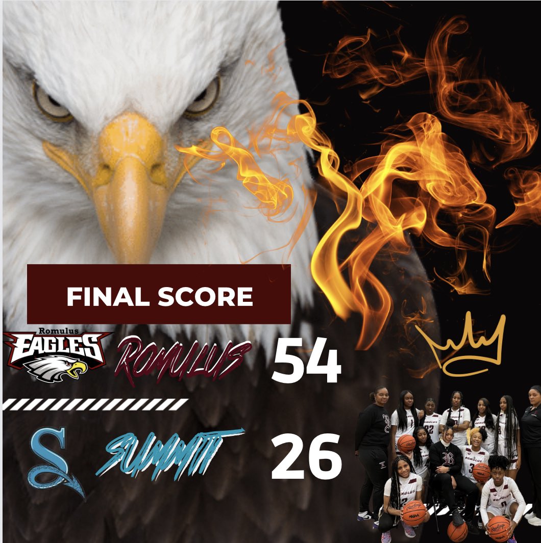 Our Lady Eagles emerged victorious over the  Summit Dragons and advance to the District Finals!! It’s a GREAT day to be an EAGLE!

<a href="/KarmaaJ5/">Karma Jones</a> 15 pts, 4 stls, 2 reb
@samairasearcy26 13 pts, 10 rebs,
<a href="/bigsecretc/">Cierra Hughes</a> 13 pts, 5 stl, 4 rebs
<a href="/robertssaryah/">Sa’Ryah “Rio” Roberts</a>  7 pts, 4 Asst