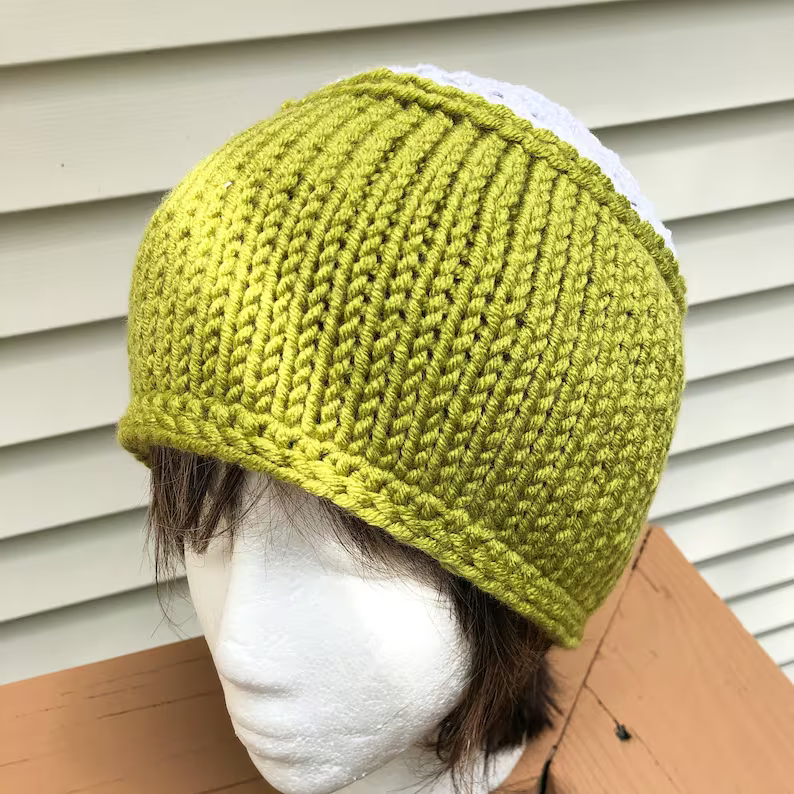 Le Vintage Galleria on Twitter "RT HahnMade Green Knit Hat Knit
