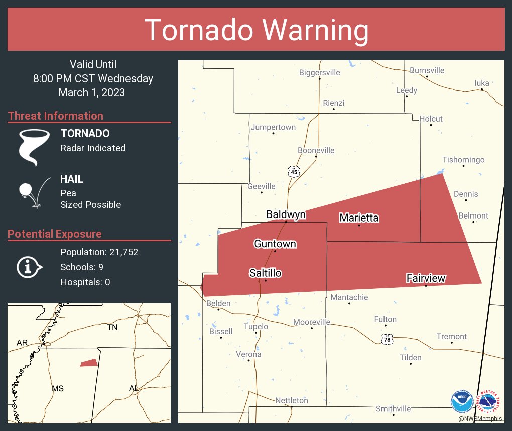 George Johnson on Twitter: quot New tornado warning for guntown baldwyn George Johnson on Twitter: quot New tornado warning for guntown baldwyn