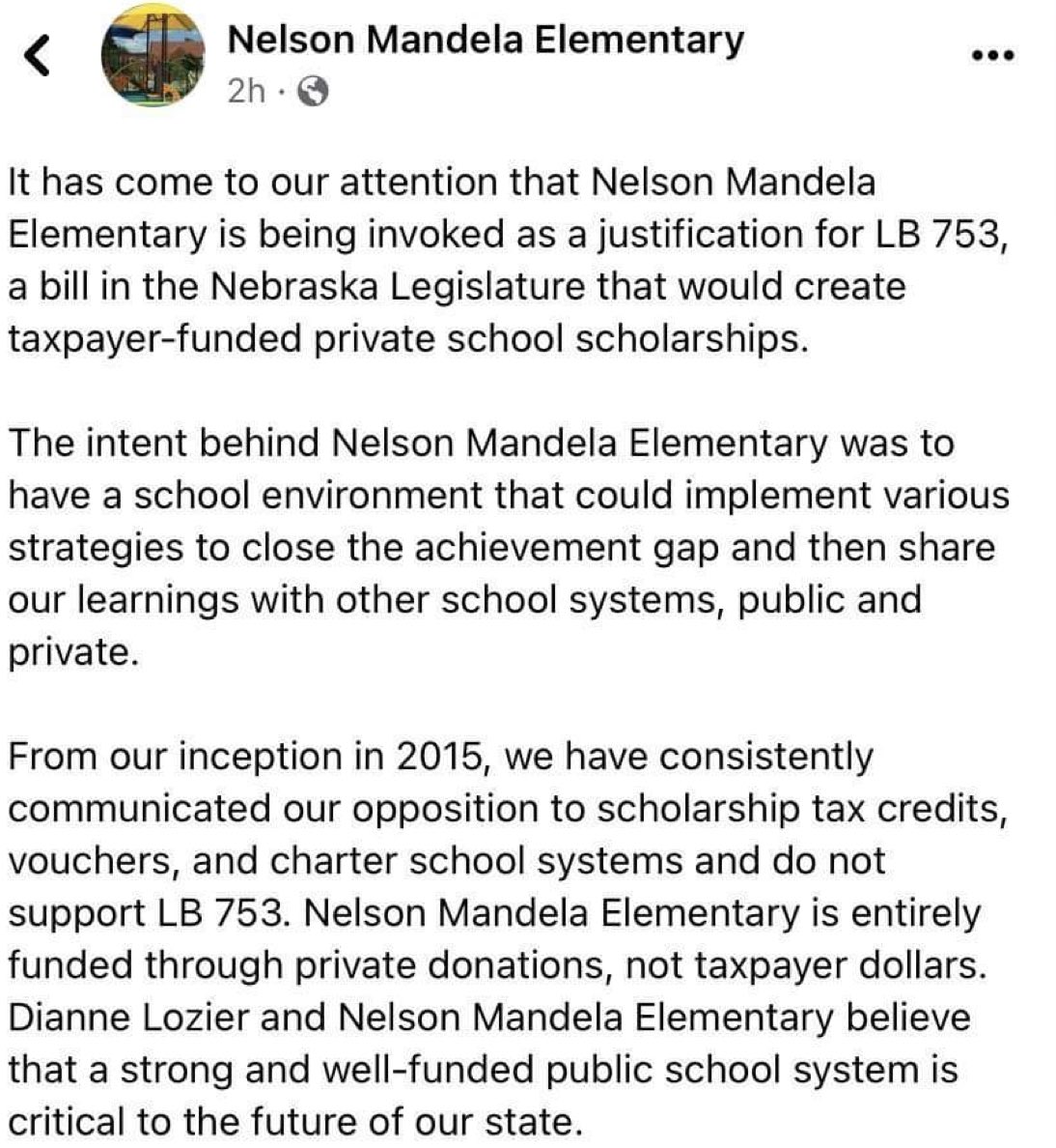 ArtsyTeacherOne's tweet image. Good private schools believe in well funded public schools, too! Vote NO on LB753. #NeLeg #Nebraska #FundPublicSchools @NE_Examiner @flatwaterfreep @KearneyHub @NorthPlattePost @theindependent @JournalStarNews @OWHnews