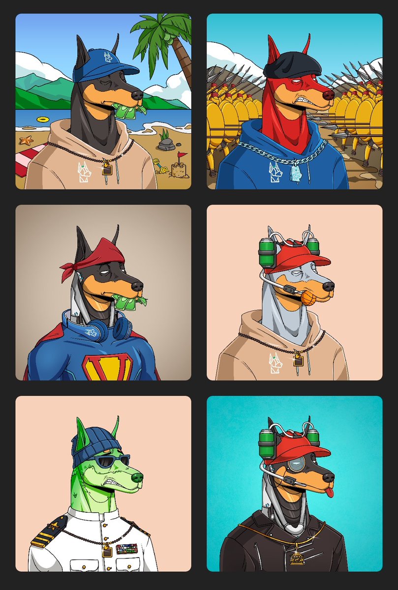 <a href="/ViciusNFT/">Vicius | Minting Feb. 28</a> Who let the dobs out??!