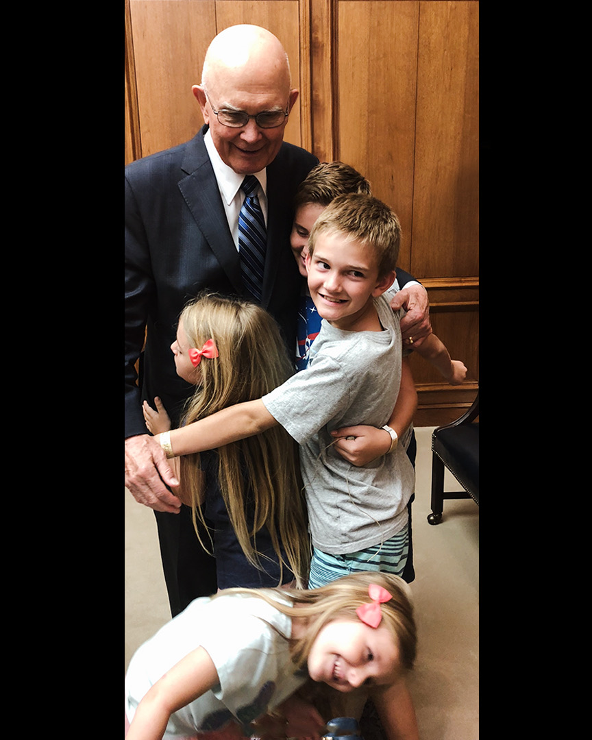 As you make decisions about your life and your family—or your future family—please remember that the ultimate treasures on earth and in heaven are our children and our posterity. I give thanks to a loving Heavenly Father who has blessed me with a family I love dearly.