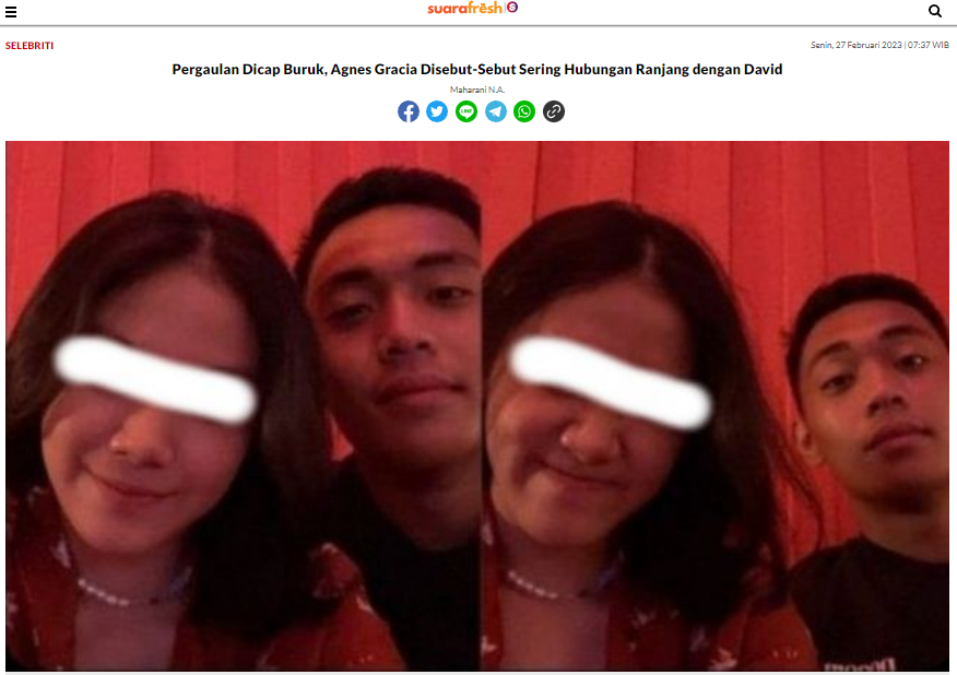 Rikosatria121's tweet photo. Ada berita tersebar kalau david (17thn) sering berhubungan badan dgn Agnes(15 Thn).

Seks umur 17 (dewasa) terhadap 15 (di bawah umur), mau suka sama suka sekalipun tetap pidana seks di bawah umur

@DivHumas_Polri @CCICPolri @ListyoSigitP https://t.co/Hm1v0lkLdP