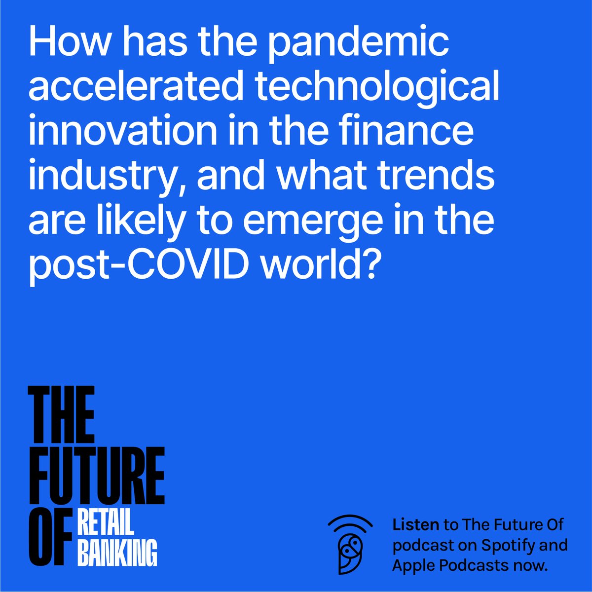 crgwlkrstdio's tweet photo. Listen to our conversations with experts on the big questions about the future of financial services.

Subscribe to our ‘Future Of: Retail Banking’ podcast series >> https://t.co/pw1SaiQt6f https://t.co/SCUSCh7S5n