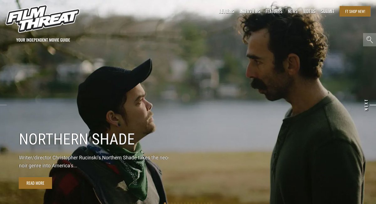 FilmThreat's tweet photo. “When Justin refuses, Billy lets him off and leads him to the hole where they buried Charlie.” Alan Ng dives right into Northern Shade.
https://t.co/HKXhbc8s1V #SupportIndieFilm #NorthernShade #NeoNoir #Thriller https://t.co/QJl8Gc3eLN