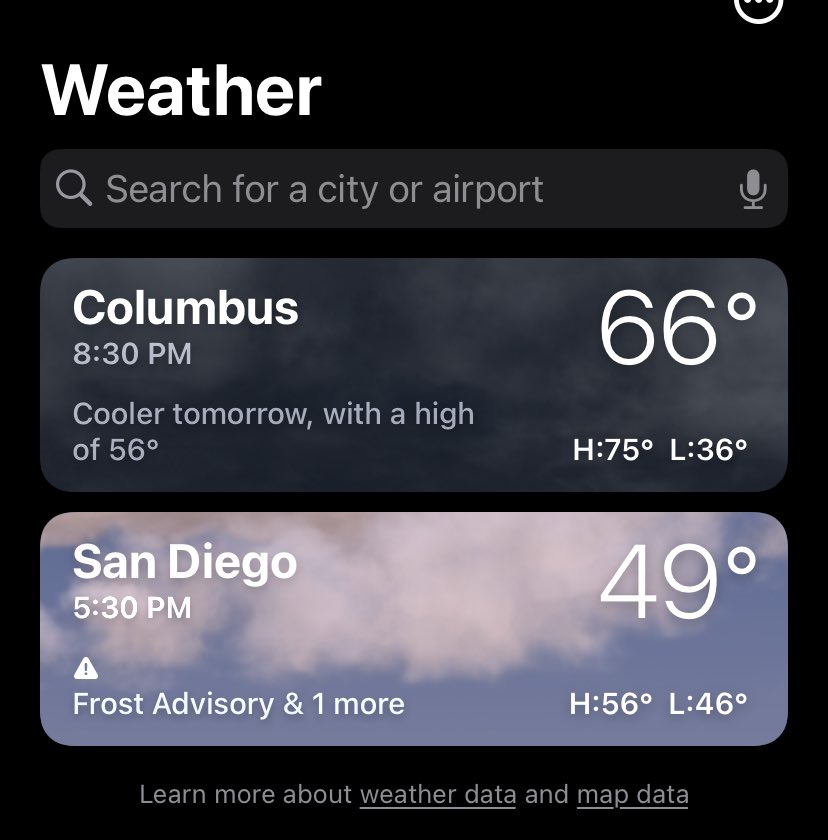 newmanbuckeye's tweet photo. @jessepagan I’m heading from Columbus to San Diego this weekend. It is warmer here than there…😒 https://t.co/Mw68Hsaq4U