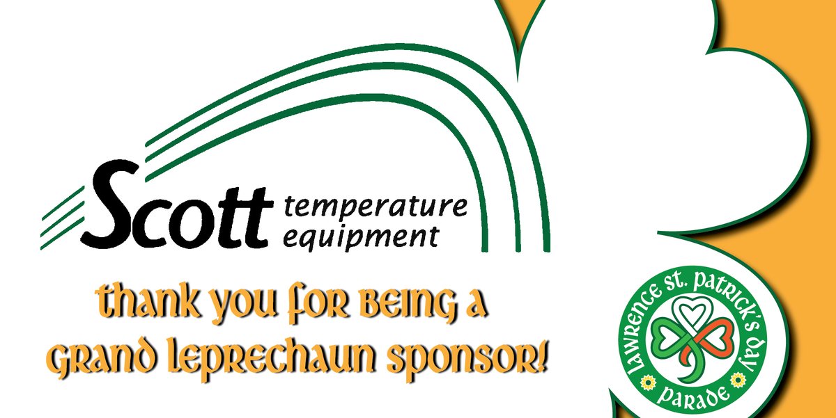 Thank you, Scott Temperature for your support of the 2023 Lawrence St. Patrick's Day Parade Committee and our beneficiaries Cantemos Youth Chorale, <a href="/OConnellRanch/">O’Connell Youth Ranch</a> &amp; <a href="/SunriseProjKS/">SunriseProject</a>.