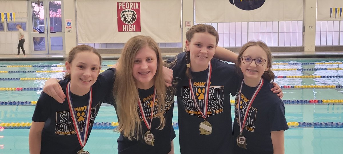 Alert from Regionals!!!! NEW PAWW RECORD in the 11-12 200 Medley Relay. The girls set a new PAWW record with the time of 1:59:02 CONGRATULATIONS SOPHIE, EILEEN, KAM and NADIA!