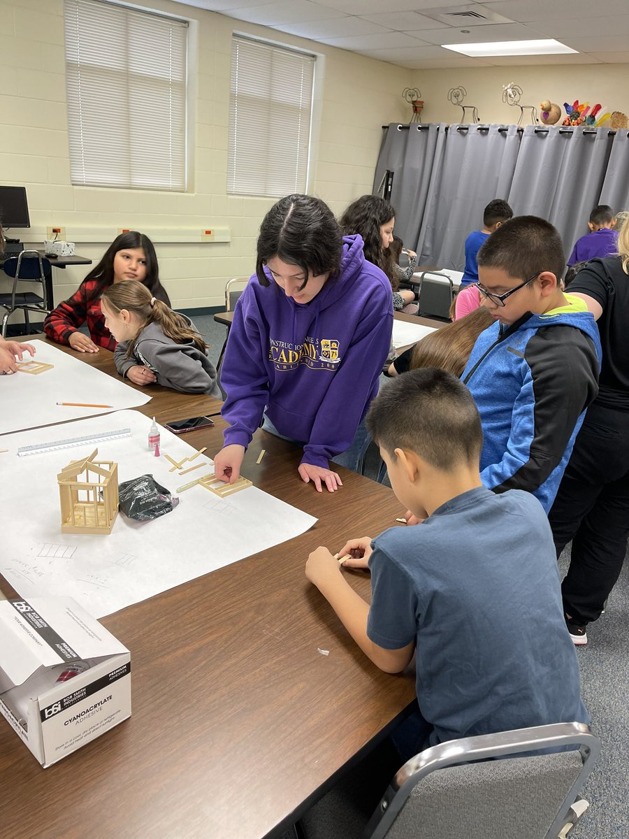 What an experience <a href="/NISDCCA/">CCA High School</a> students had visiting <a href="/NISDDriggers/">Rita Kay Driggers ES</a> today to teach the elementary students about construction management. Teaching can be challenging, but moments like this reminds you why you’re an educator. <a href="/MrsFrizzle22/">Katherine Pentz</a> <a href="/NISD_CTE/">NISD_CTE</a>