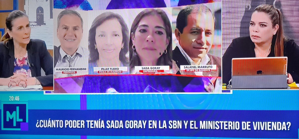 AceSalaverry's tweet photo. Ministra de vivienda Hania Pérez de Cuellar :cuantas hectáreas de terrenos que iban destinados para viviendas social pero un grupo que compraba funcionarios y presidentes se apropiaron, espero ver presa a Sada Goray 
#MilagrosLeivaEntrevista https://t.co/desUohzpWr