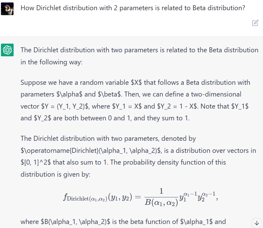 FarshidVarno's tweet image. Since when does ChatGPT render formulas? 🤔 

#ChatGPT #MathJax #formula