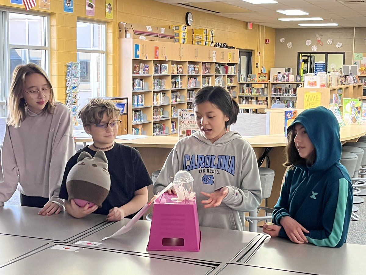 ElmwoodKreiling's tweet photo. #5PI presenting their mousetrap inventions today as part of our nonfiction Inventors unit! Thanks @PositanoTeacher for helping to decide the winning prototype! #elmwoodeagles #lovemystudents #PartnersinGrowth https://t.co/Hazq5a1qV5