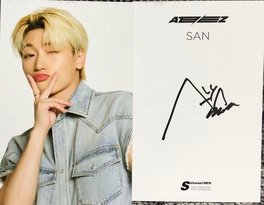 ATEEZ　Scawaii 当選者　直筆　サイン　チェキ　赤　sカワ　RED 表紙公開】情報解禁するやいなや、予約殺到！ 『S Cawaii! MEN