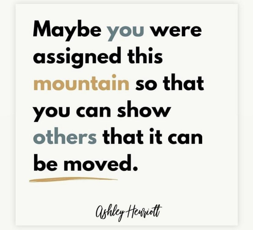 🏔 true of many of our wonderful volunteers! Proud to work alongside such selfless individuals that are using lessons from their journeys to help others. 🏔 #memphis #volunteer #grateful