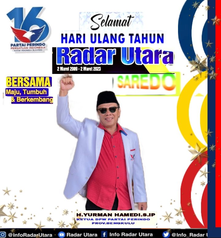 dpwperindobkl's tweet photo. Sukses dan jaya selalu Koran Radar Utara.Maju bersama menuju Negehi sejahtera https://t.co/4l83BSt49p