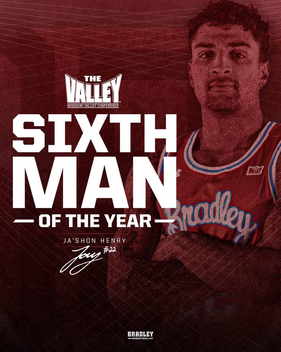 Bradley Basketball (@bradleyumbb) on Twitter photo Congrats to Ja’Shon Henry for earring <a href="/ValleyHoops/">MVC Basketball</a> MVC Sixth Man of the Year honors Congrats to Ja’Shon Henry for earring <a href="/ValleyHoops/">MVC Basketball</a> MVC Sixth Man of the Year honors
