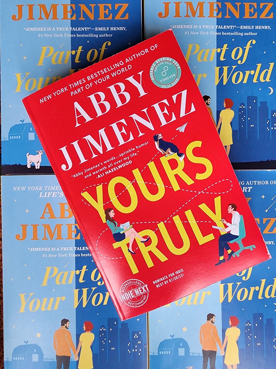 Yours Truly is out NEXT MONTH! Get yourself a gift and preorder it here: hachettebookgroup.com/titles/abby-ji…