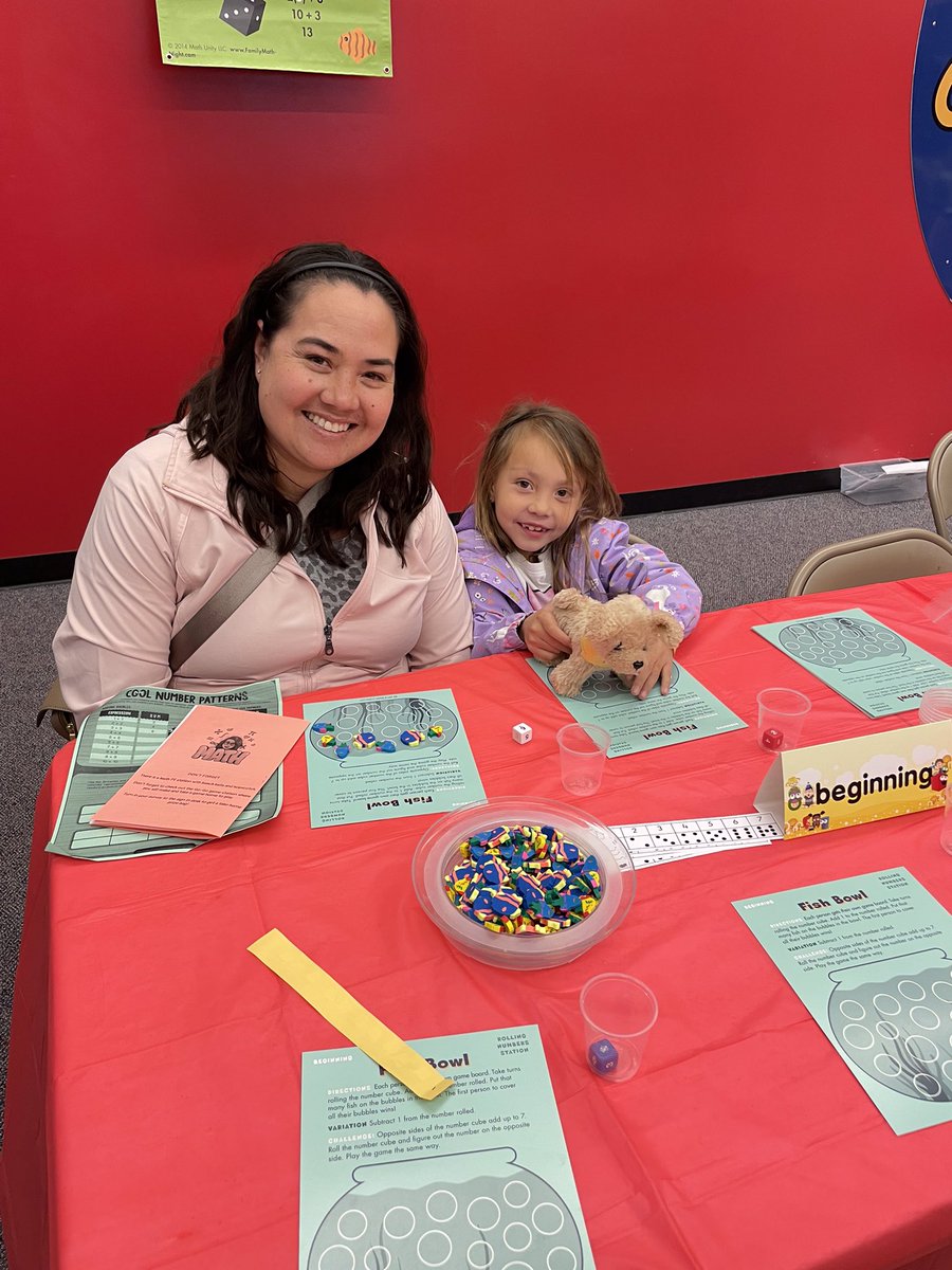 Title One Family Math Night was Math-tastic! Thank you, Mrs. Esse and Miss Steidle, for planning a night of games for all ages!
