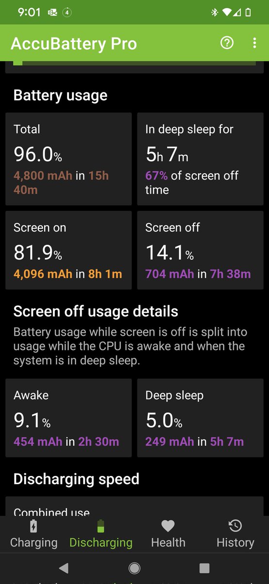 Model3VB's tweet image. Just clocked over 8 hours screen on time with the @Google pixel 7 pro