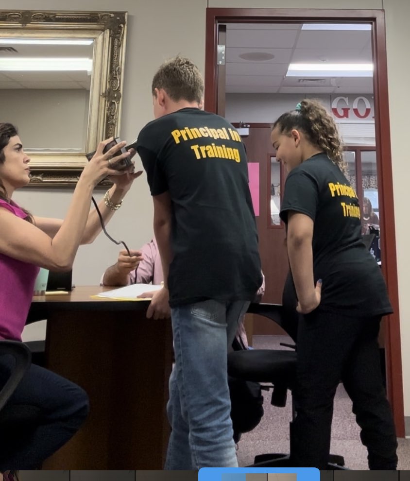 magdalenajistel's tweet image. I had the best day with these @Cypress_Cheetah Principals in Training! They helped with a tornado drill, greet students, monitor lunches, read to classes, complete a safety audit and much more! #1LISD #ProudPrincipal #CYPRoadTrip