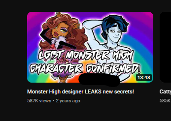 holthyde_'s tweet photo. why is someone who put p🌽 of a minor in their thumbnail getting pr packages from mattel? https://t.co/4mmECG3p3x