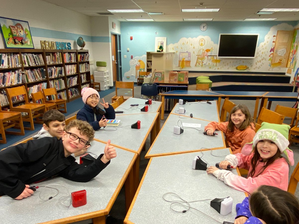 Millburn Showcase was a blast!! So much fun at Battle of the Bluestem Books with <a href="/yourmediacenter/">MES_MediaCenter</a>! It was wonderful to see so many Millburn students &amp; families! ❤️ #d24inspires <a href="/MillburnMustang/">Millburn Elementary</a>