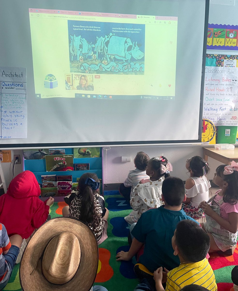 Brianna Farias (@msfarias_hbg) on Twitter photo Today was filled with so many fun #ReadAcrossAmerica2023 activities. We explored a non fiction text, wrote about Wacky Wednesday, and joined <a href="/storyvoicelive/">Storyvoice</a> as <a href="/doreencronin1/">doreen cronin</a> read Click Clack Moo Cows That Type. <a href="/MarissaLiteracy/">Marissa Cisneros-Perez</a> <a href="/CanalesItzamara/">Itzamara Canales</a> <a href="/HBGElementary/">Henry B. Gonzalez Elementary School</a> Today was filled with so many fun #ReadAcrossAmerica2023 activities. We explored a non fiction text, wrote about Wacky Wednesday, and joined <a href="/storyvoicelive/">Storyvoice</a> as <a href="/doreencronin1/">doreen cronin</a> read Click Clack Moo Cows That Type. <a href="/MarissaLiteracy/">Marissa Cisneros-Perez</a> <a href="/CanalesItzamara/">Itzamara Canales</a> <a href="/HBGElementary/">Henry B. Gonzalez Elementary School</a>