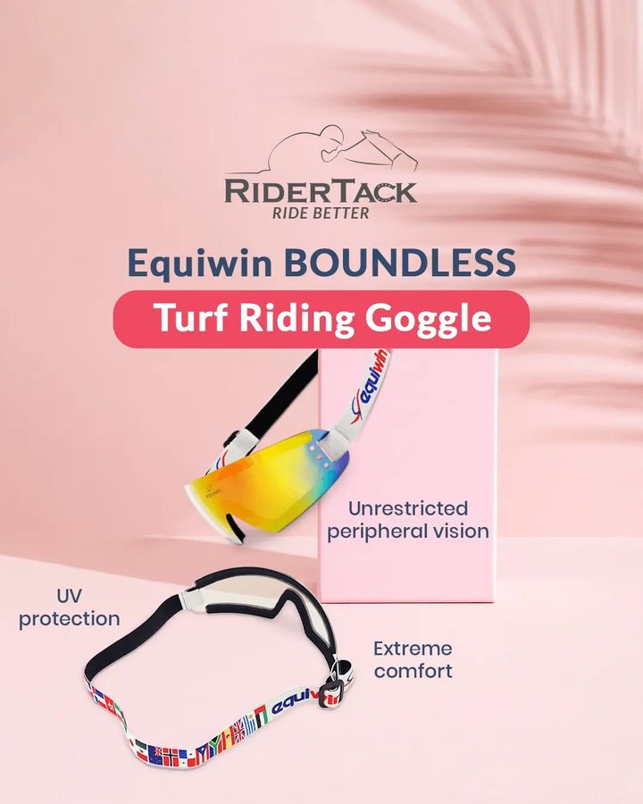 RiderTack's tweet photo. Enjoy this special edition #Boundless #Goggle by #Equiwin

Buy Now  https://t.co/t48PWLsMTa

#RiderTack #Web #Website #HorseRacingEquipment #Jockey #JockeyEquipment #JockeysofInstagram #RaceDay #RiderTackJockeys #HorseRiding #Equestrian #RideBetter #RideRidertack #RideSafe https://t.co/s0KOvOFMMf